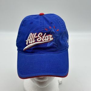 Vintage NBA Basketball Hat Cap Strap Back Blue 2004 All Star Game Los Angeles
